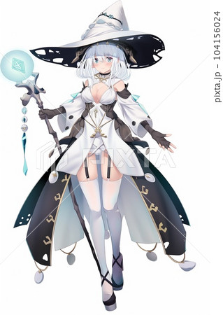 アニメスタイル女性キャラクターイラスト 1月新番『Z/X IGNITION』より