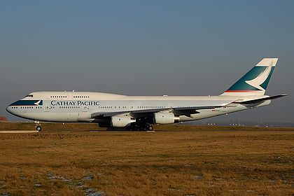 航空機・ヘリコプター CX Cathay Pacific Boeing 747-400 
