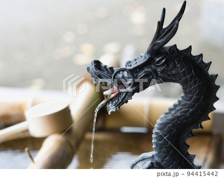 手水舎 龍神 龍の蛇口 真鍮製青銅色 龍の蛇口 水の神様