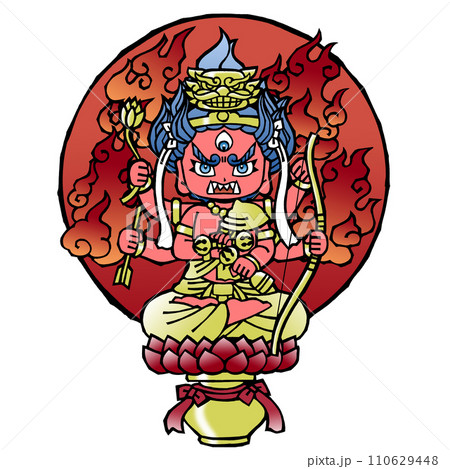 愛染明王のイラスト素材 - PIXTA