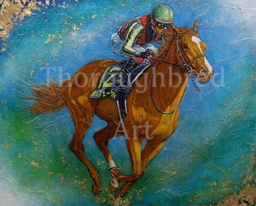 上鈴木正一 油彩画 A3『 夏の思い出 』新作原画 オススメの作品です