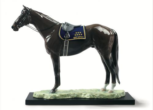 上鈴木正一「オルフェーヴル15」油絵原画F6号 | サラブレッドアート