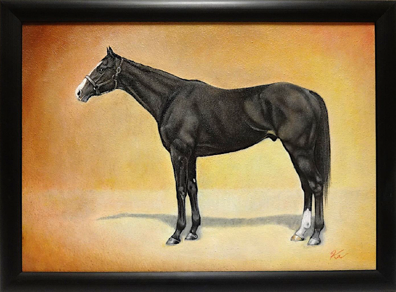 イクイノックス引退記念品 油彩画原画 | サラブレッドライフ
