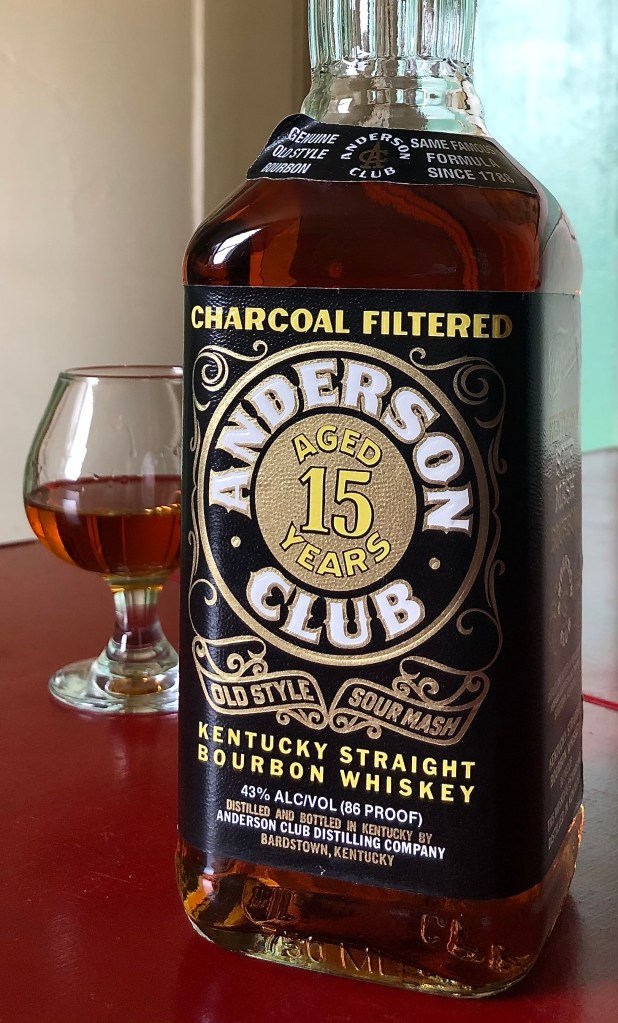 古酒 未開栓 アンダーソン クラブ 15年 バーボンウイスキー 750ml 43