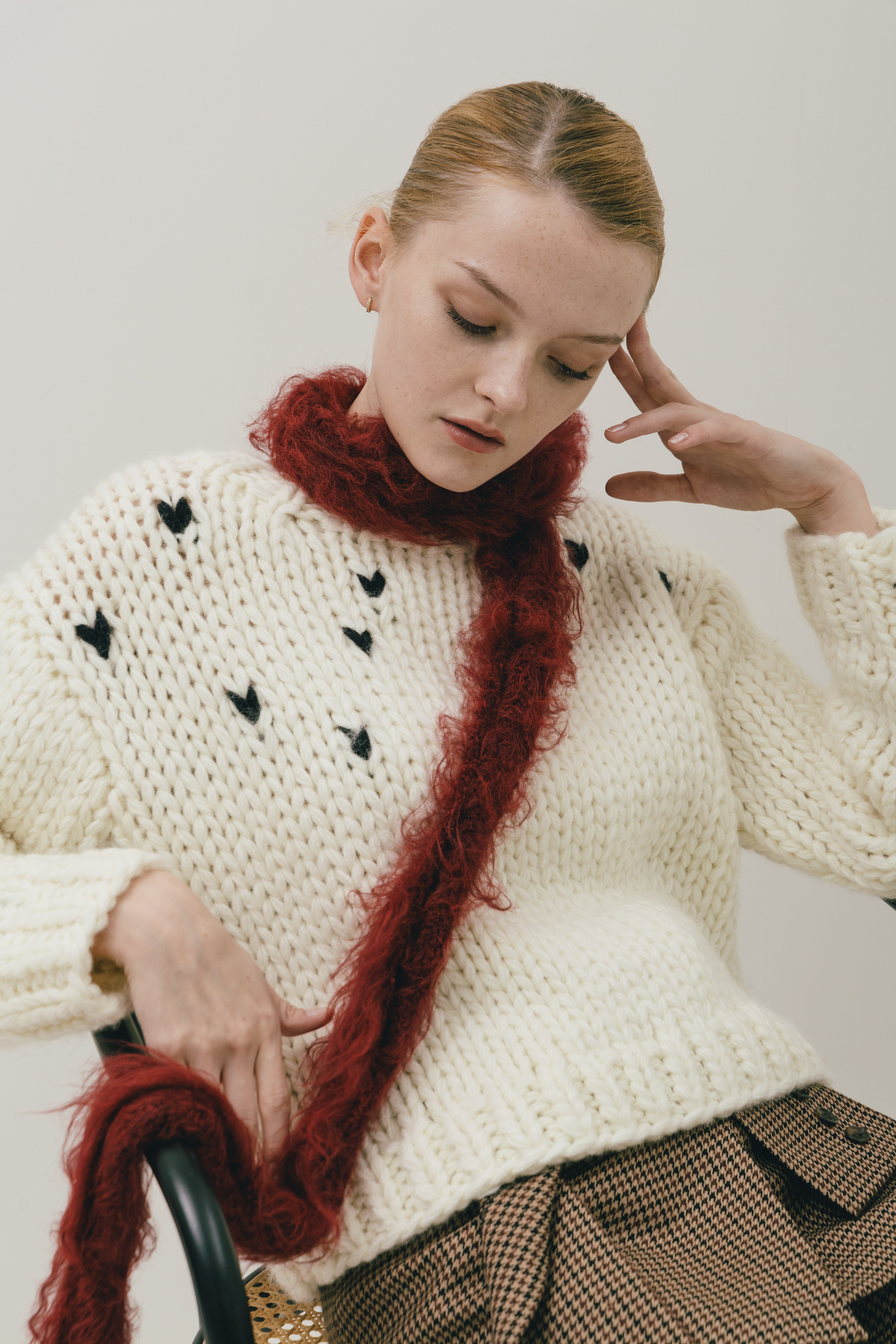 THE TOE 】PIGALLE SHAGGY MUFFLER THE TOE PIGALLE SHAGGY MUFFLER