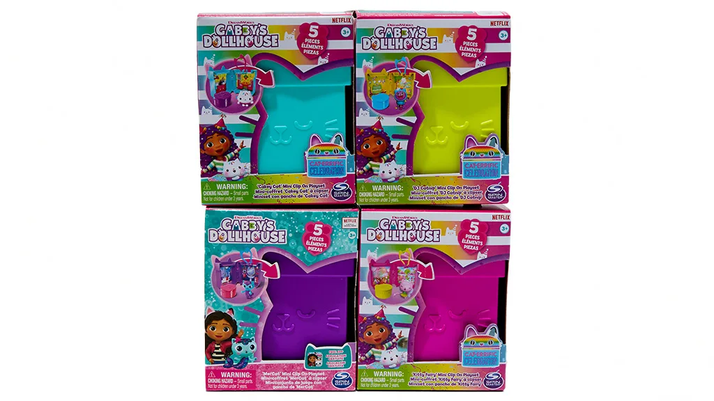 GABBY'S DOLLHOUSE BLIND BAG CLIPS | The Toy Insider