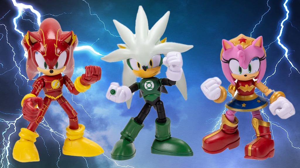 DC Comics and Sonic the Hedgehog Join Forces for Epic New Figures