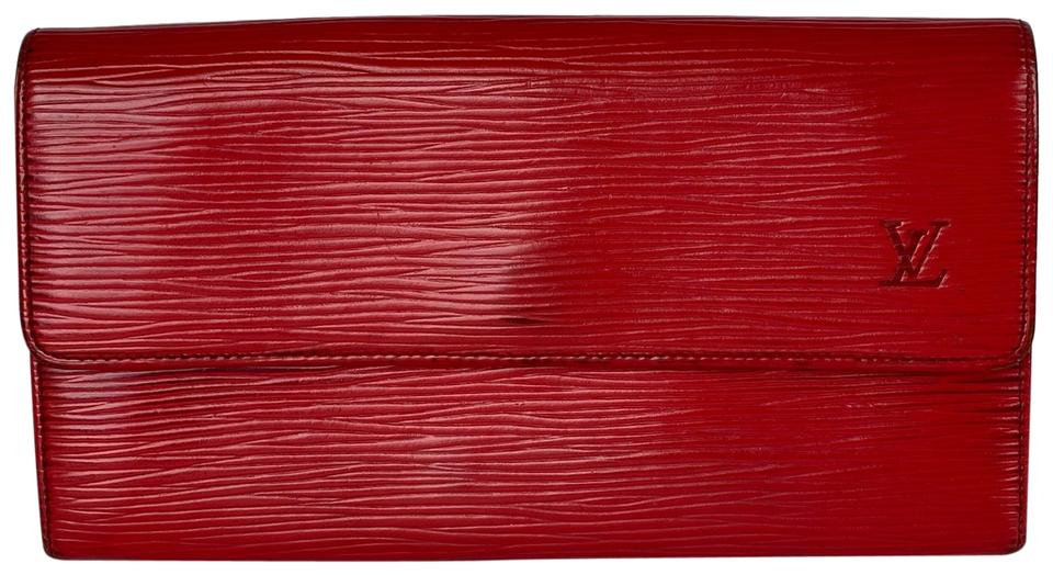 Louis Vuitton Red Epi Leather Sarah Long Wallet 7lav60 – Bagriculture