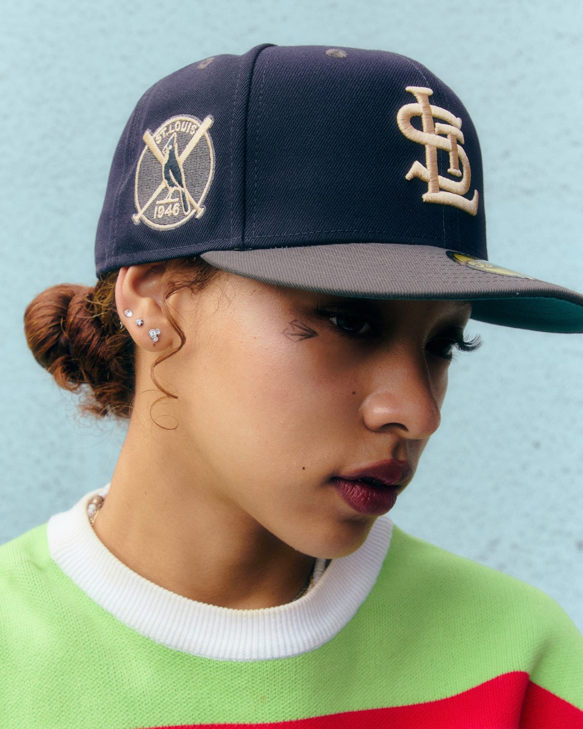 THE CAP 59FIFTY TRADITIONAL NAVY セントルイス・カージナルス