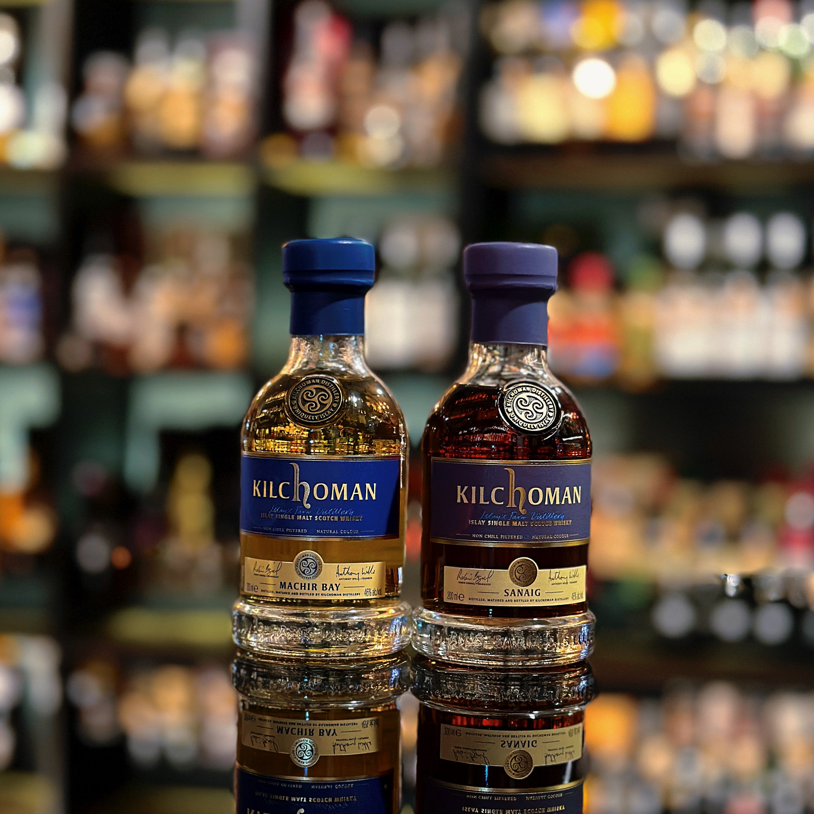 Kilchoman Machir Bay & Sanaig Single Malt Scotch Whisky Gift Set