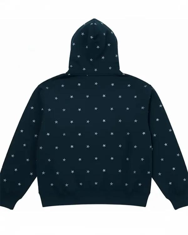 Supreme Stars Studded Hooded Sweatshirt | Bold Streetwear Style