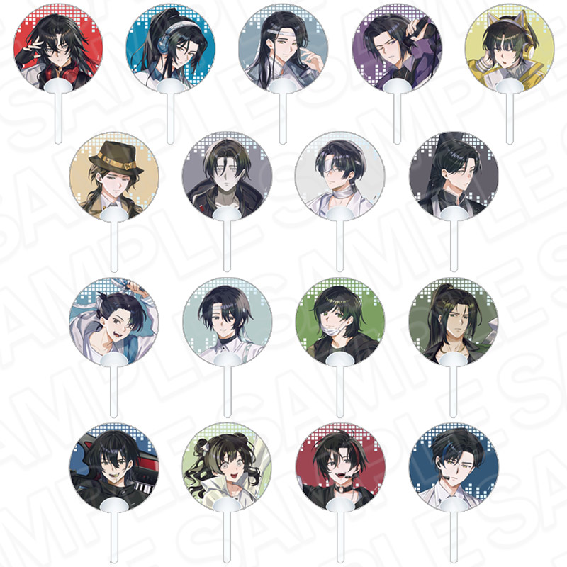 魔道祖師 4周年記念展 会場限定受注販売メモリアルアート 横型（青