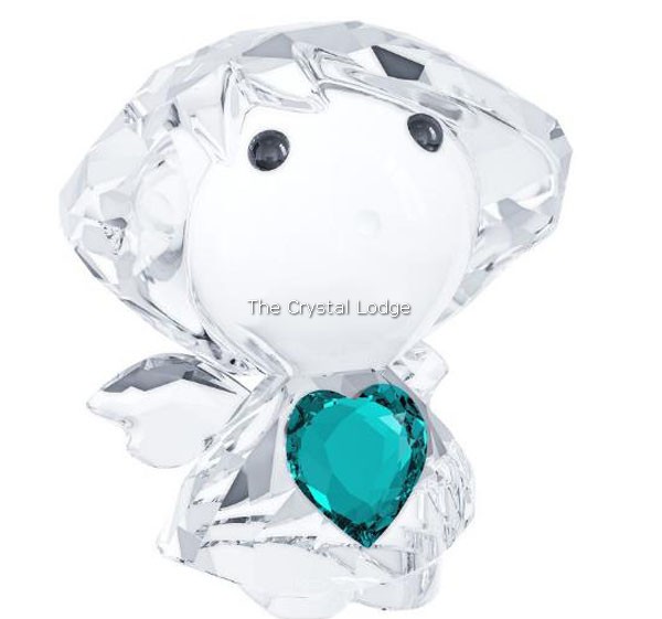 SWAROVSKI BIRTHSTONE ANGEL 12 - DECEMBER, TEAL (LIMITED EDITION OF