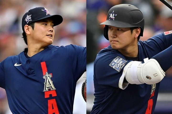 大谷翔平選手オールスターゲーム史上初！二刀流出場記念カード(PSA10