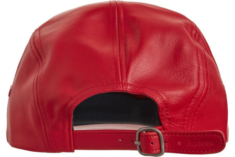 Supreme Leather Camp Cap Red – The Hat Circle by X Terrace