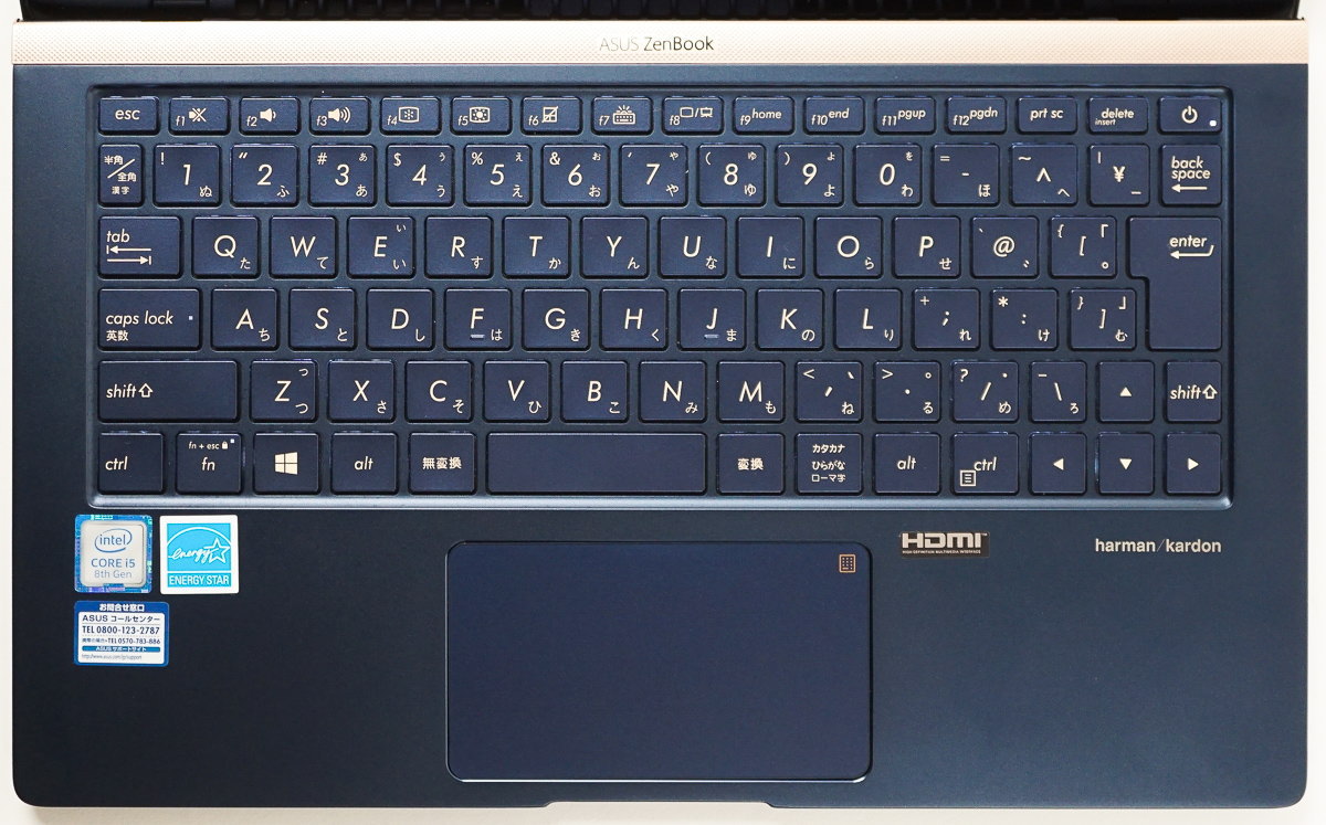 Asus UX333FA 8世代i5 紺ボディに金文字 office2019付き Asus UX333FA