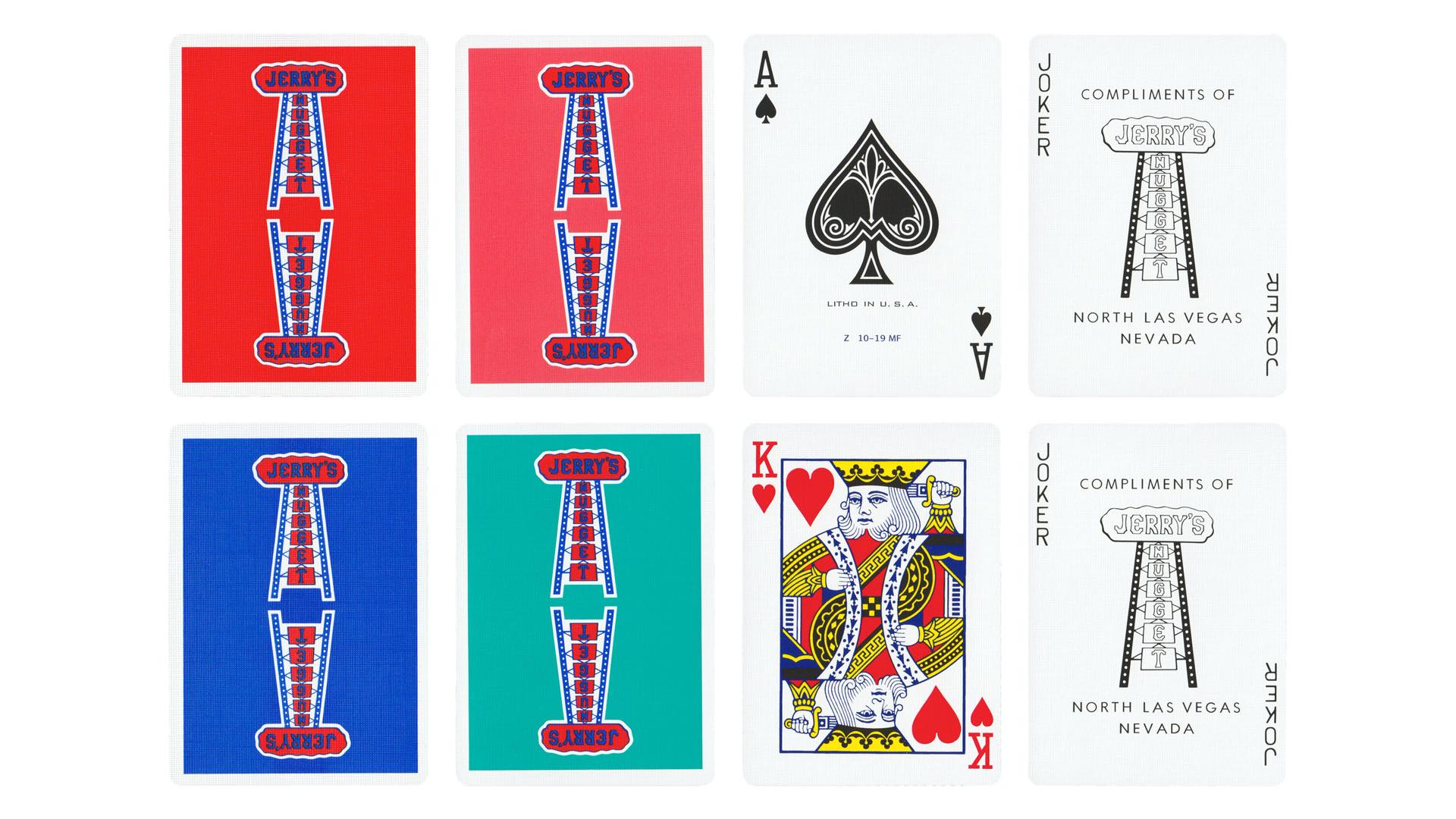 Jerry's nugget 赤青 本物 ジェリーズナゲット トランプ Jerry's