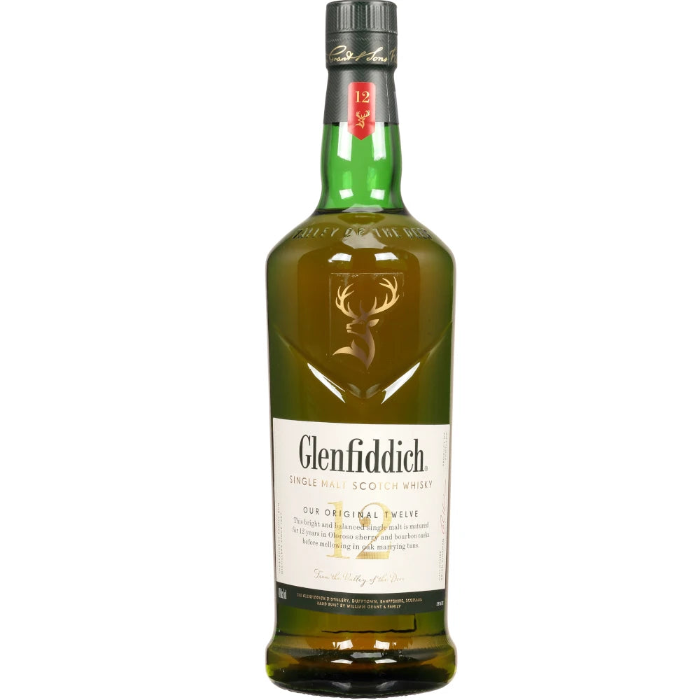 Glenfiddich 12 Year Single Malt 1L – The Liquor Barn