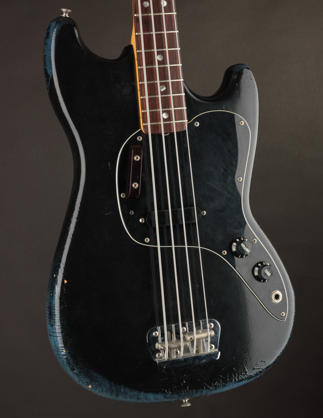 1979 Fender Musicmaster Bass: Black Beauty at The Music Emporium