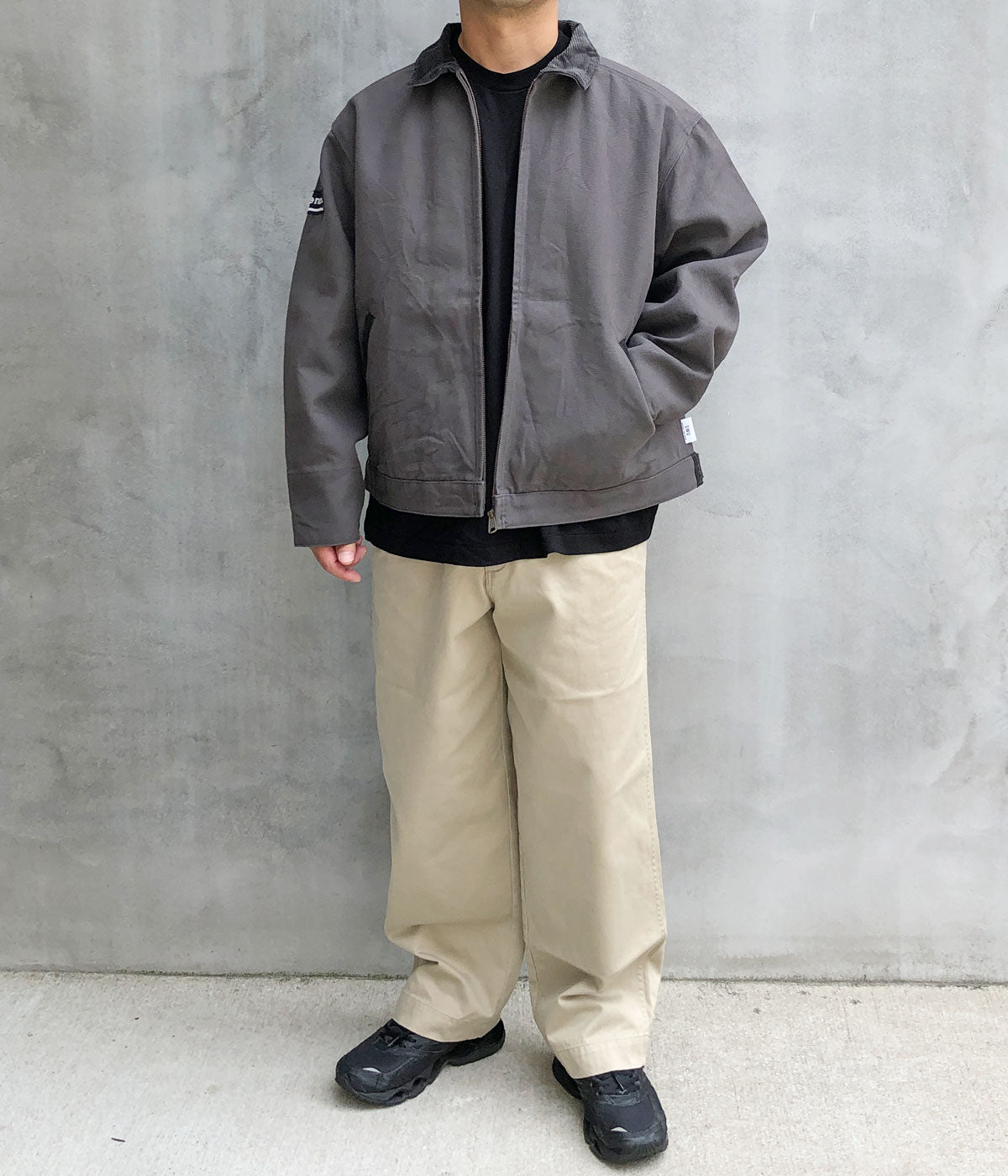 DESCENDANT/EDDIECO DUCK JACKET (GRAY)