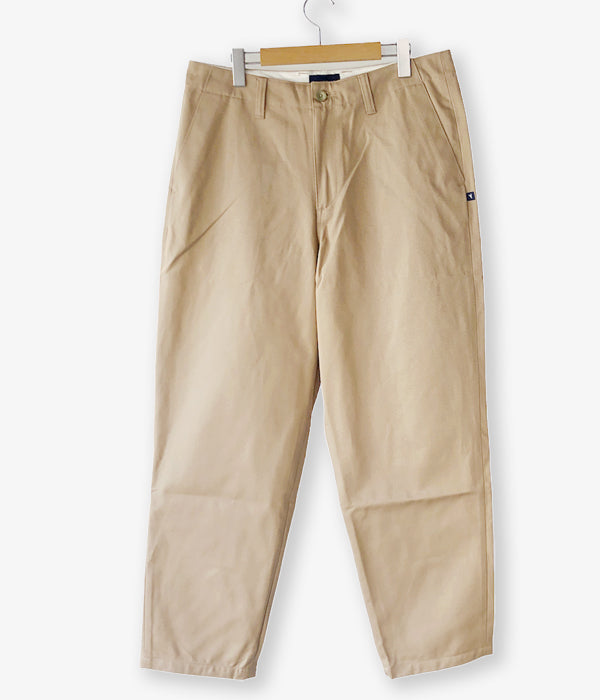 DESCENDANT/DC-6 TWILL TROUSERS (BEIGE)