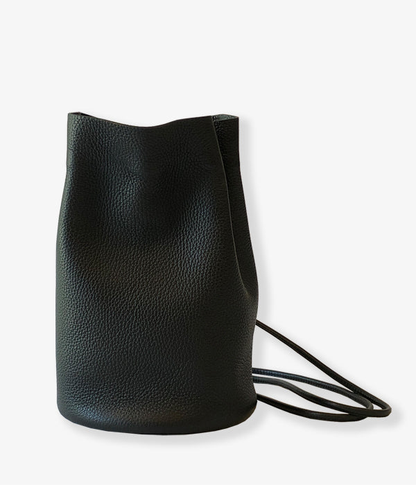 Aeta/PEBBLE GRAIN LEATHER BONSAC S (BLACK)