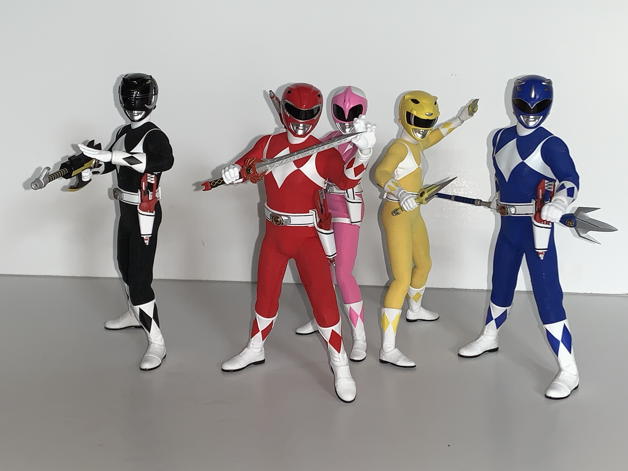 メズコ パワーレンジャー 1/12スケール ホワイトレンジャー One:12