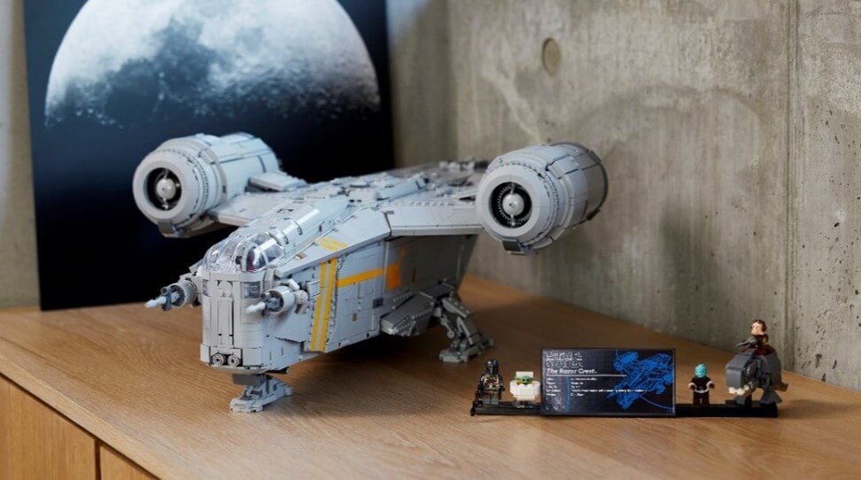 マンダロリアン」レイザークレストがレゴ化 ─ 宇宙船レゴセット最大級
