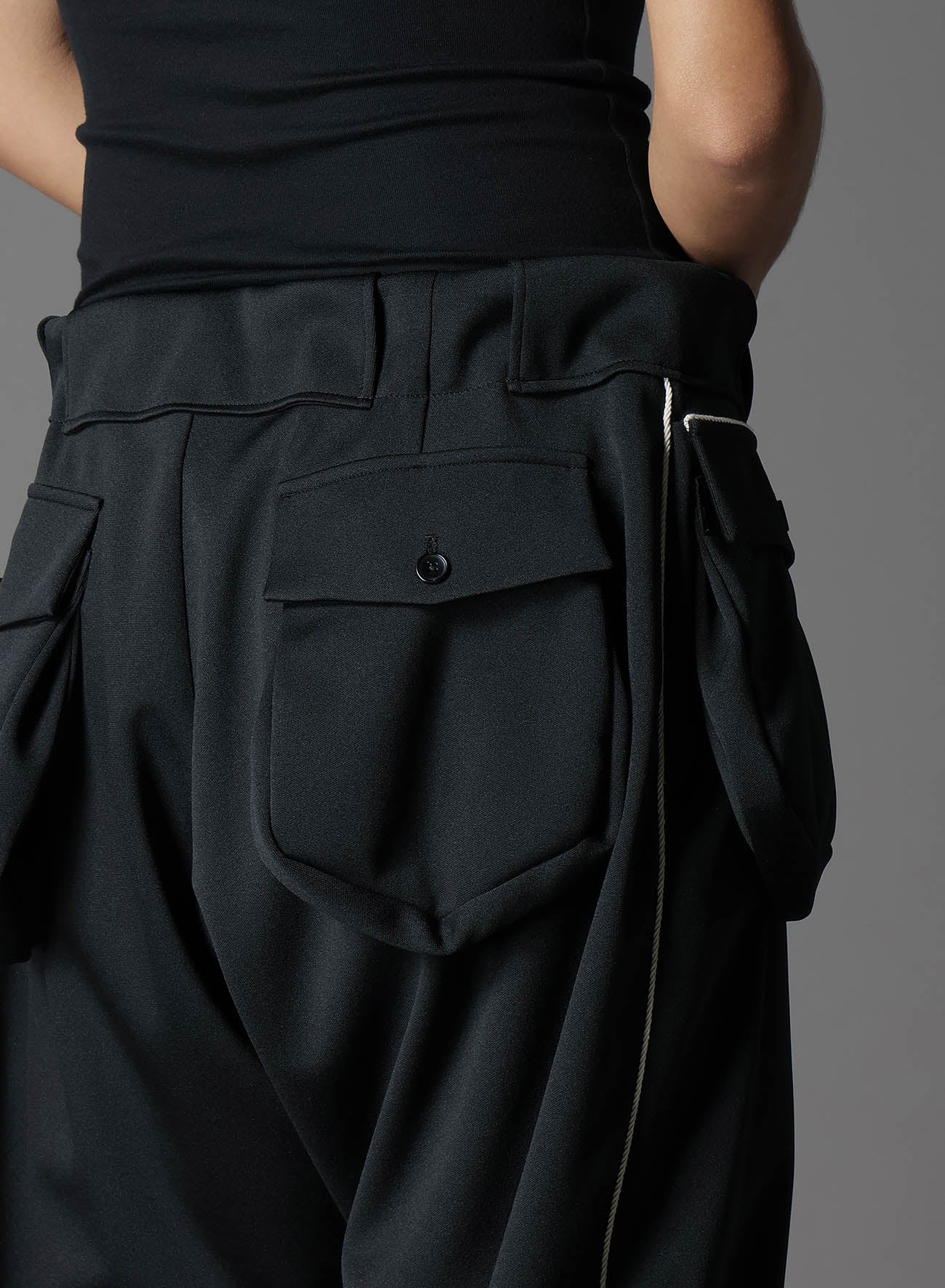 POLYESTER SMOOTH SHORT PANTS – THE SHOP YOHJI YAMAMOTO