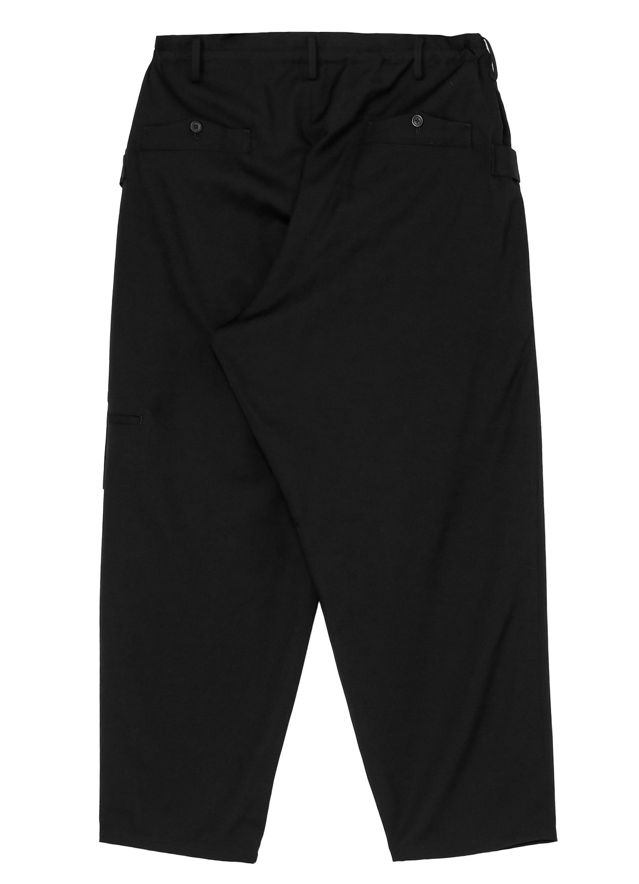 WOOL GABARDINE TUCK TAB PANTS – THE SHOP YOHJI YAMAMOTO