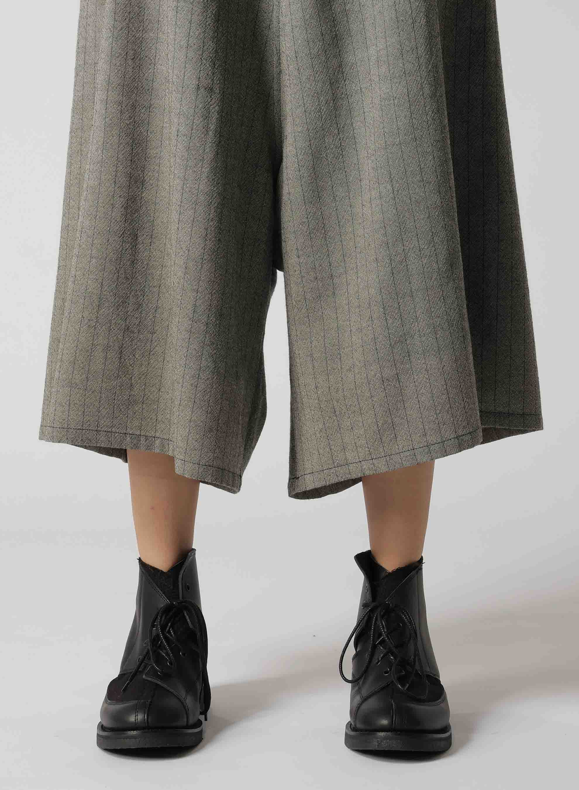 WOOL STRIPE SAROUEL PANTS – THE SHOP YOHJI YAMAMOTO