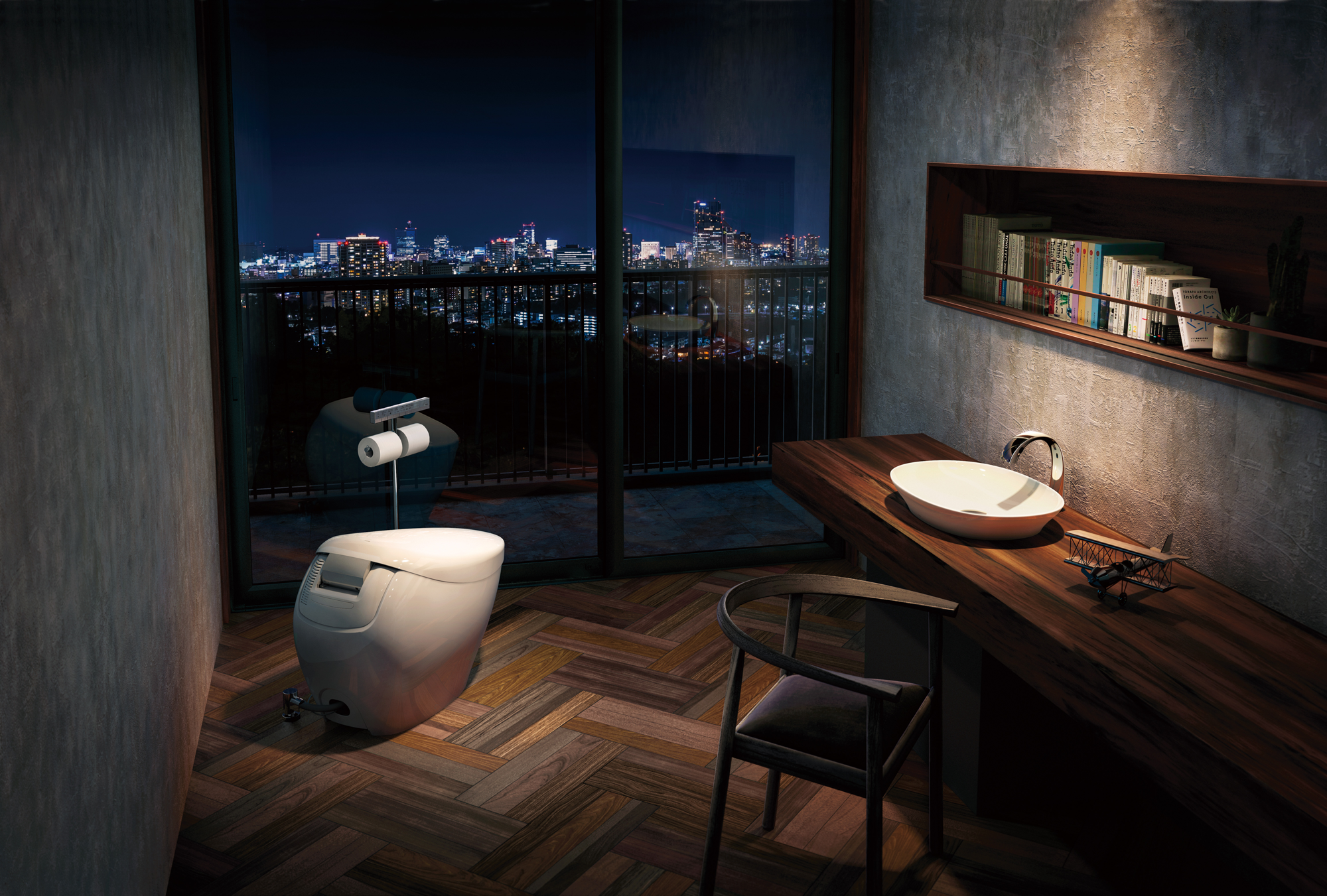 TOTO NEOREST NX2 Dual Flush 1.0 or 0.8 GPF Toilet with Integrated Bide