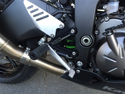 Kawasaki ZX6 Rearsets with Pegs - NDC – The Sic Shop LLC