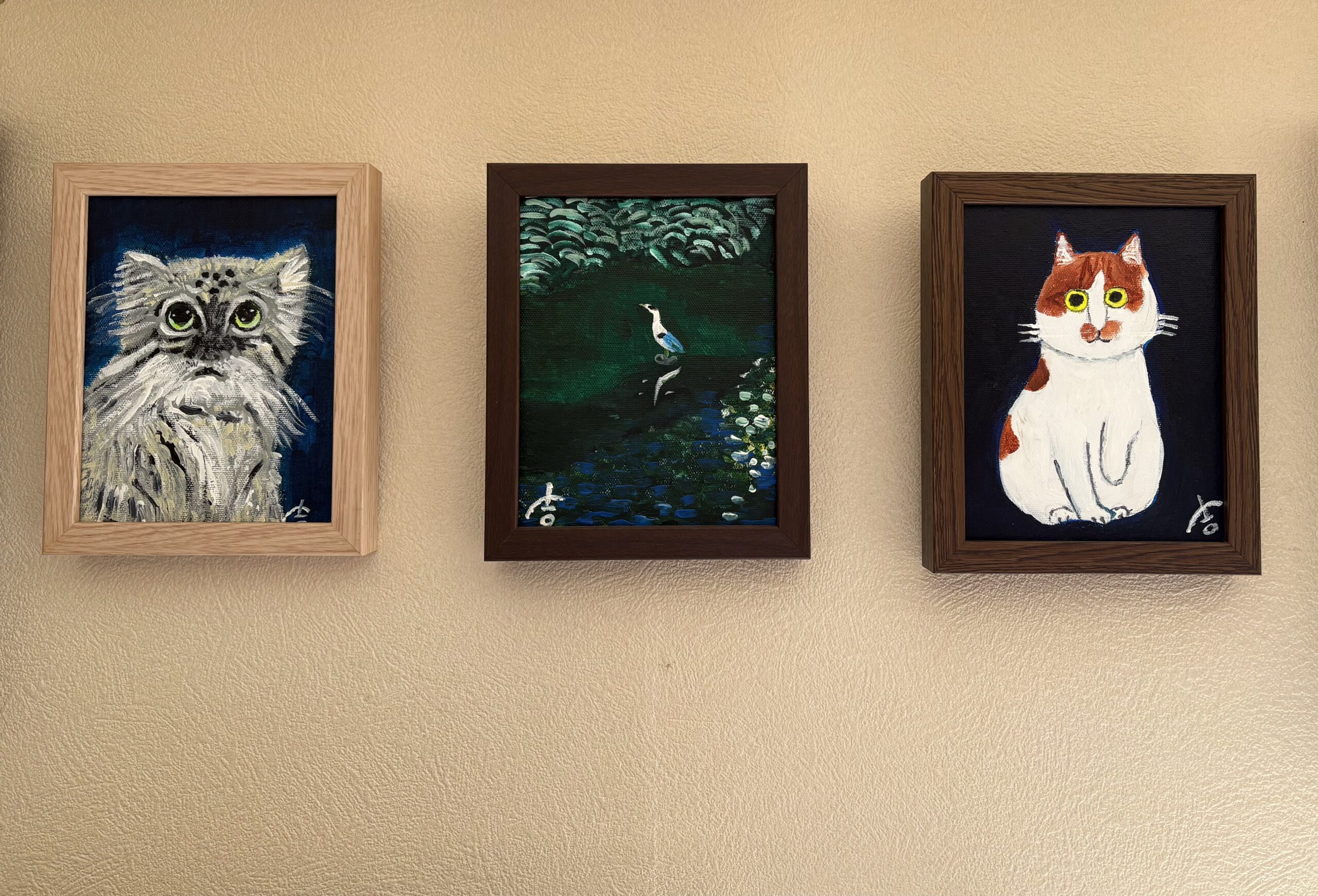 アクリル画 マヌルネコ マヌルネコ | 中村吉郎 ｜インテリア絵画