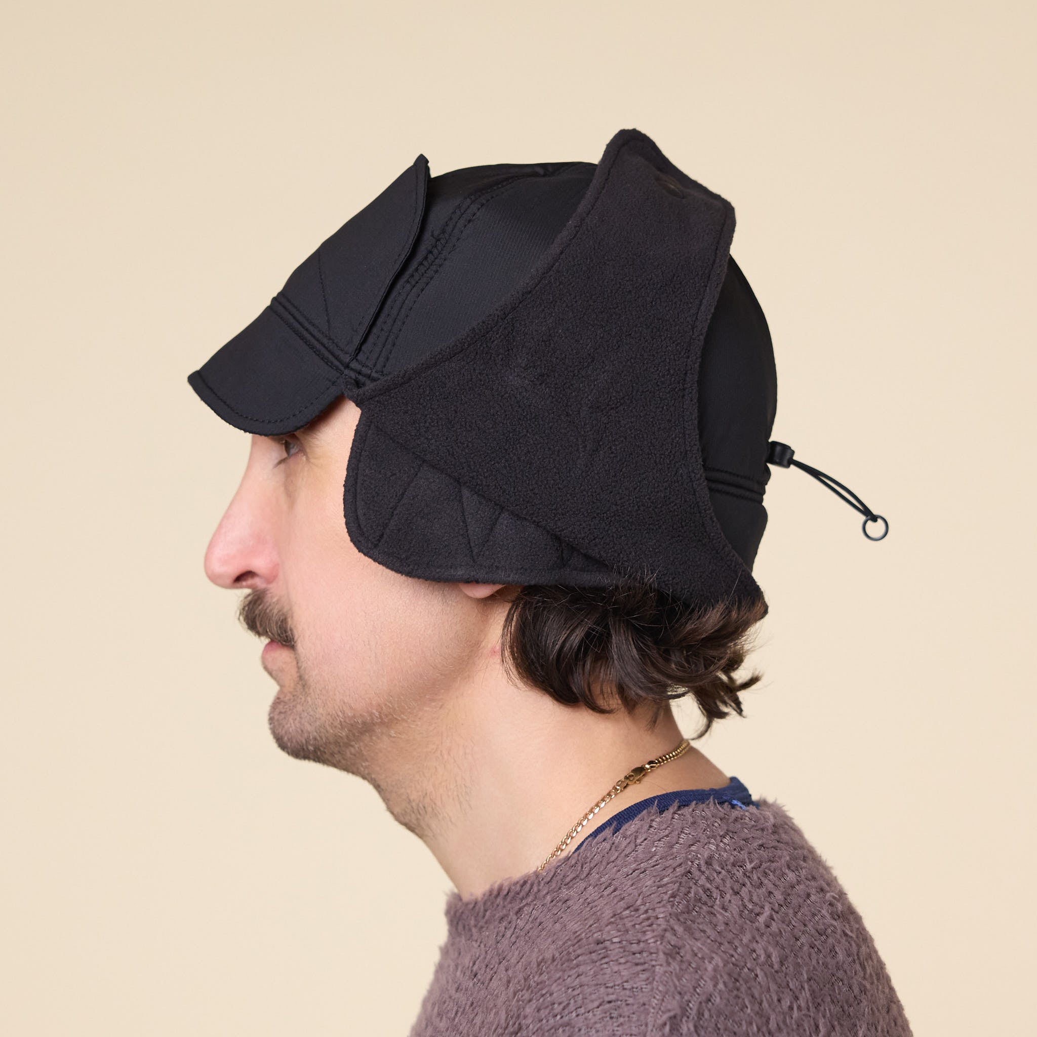 DAIWA Pier 39 - Tech Fleece Flight Cap - Black | T.T.O.O