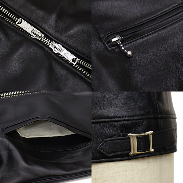 正規取扱店 666 LEATHER WEAR LJM-17TF タイトフィット シングル