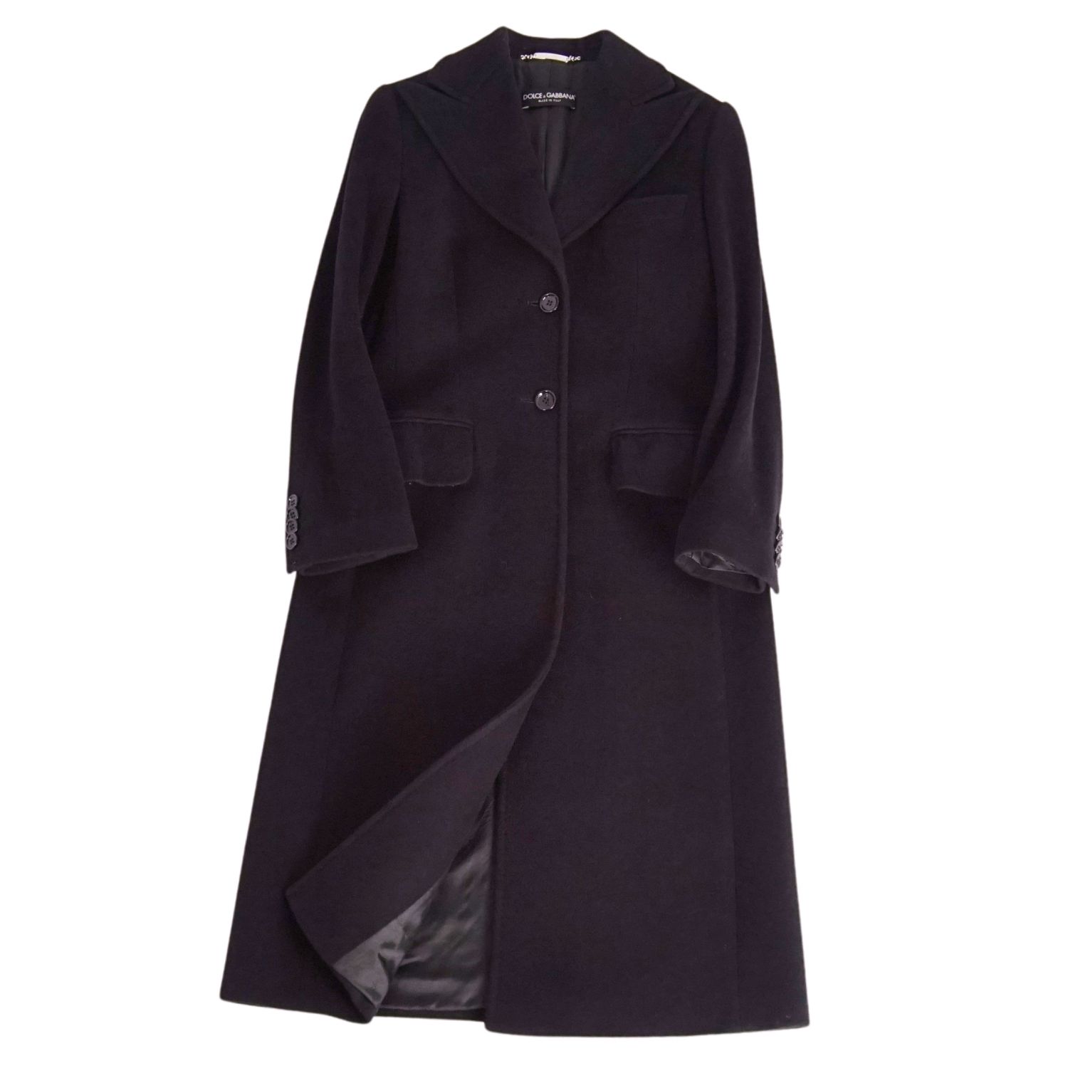 ドルチェ＆ガッバーナ チェスターコート ヘリンボーン ロング ドルガバ