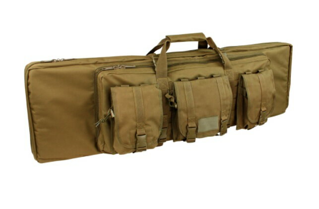 CONDOR5001867 46インチダブルライフルケースブラック