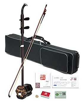 美品】中国蘇州製 古月二胡 ケース付き 美品】中国蘇州製 古月二胡