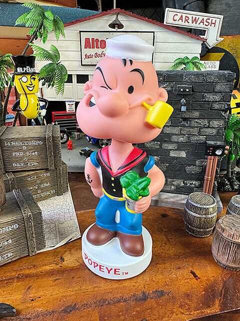 Nac様用 ポパイ フィギュア 人形 ヴィンテージ アメリカン雑貨 楽天