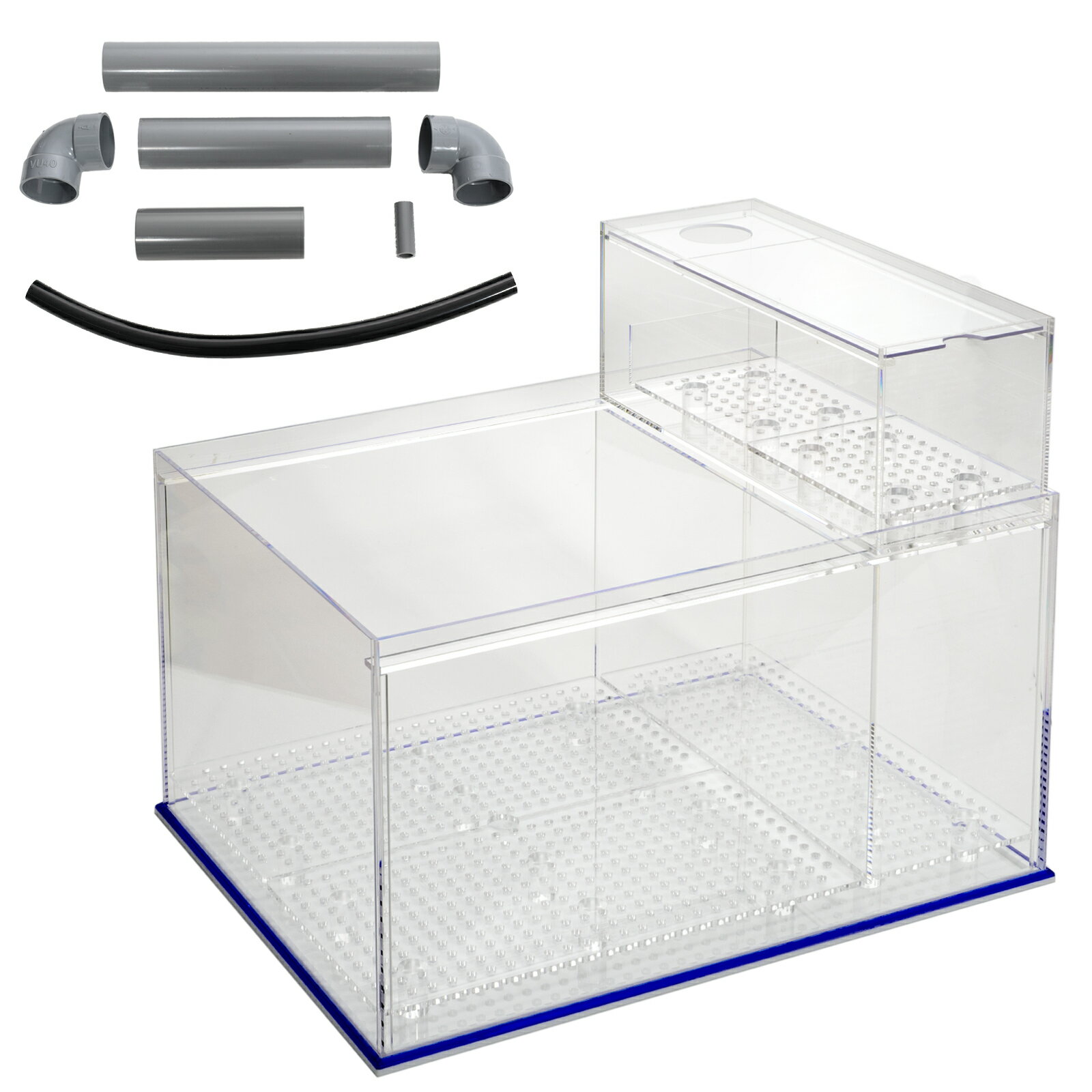 ウェット式濾過槽（ウールBOX付）（1800×500×350）｜すいそうや