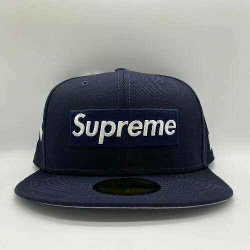 ヤンキースNEWERAプロモデル90sビンテージキャップ紺フリーsupreme