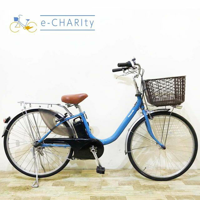 26インチのママチャリ ブルー