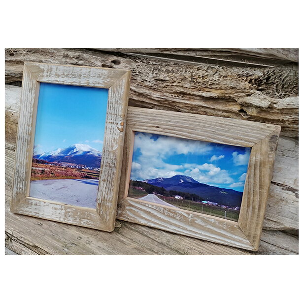 Kobaページ◇油絵F4号サイズ用の流木での額縁フレーム Kobaページ