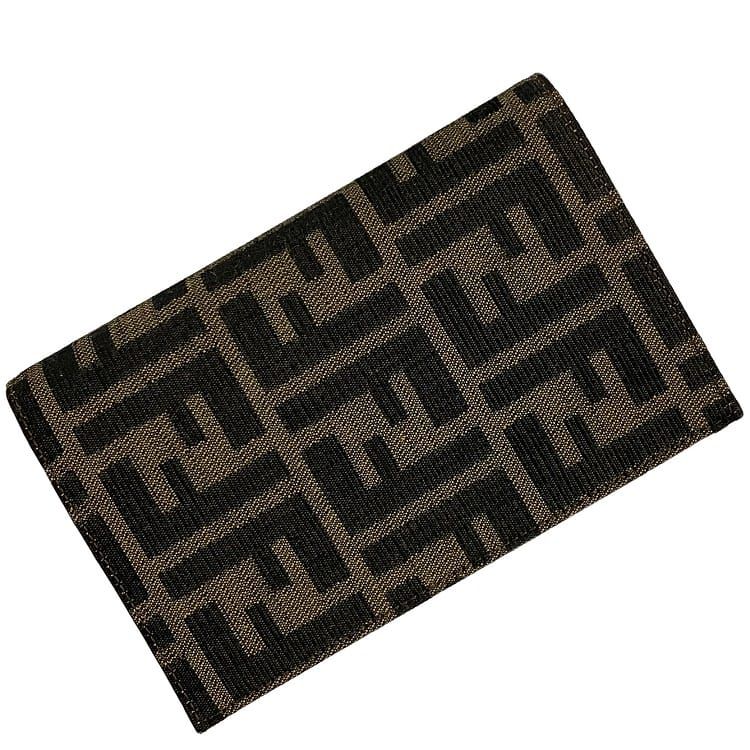 ズッカ柄がま口二つ折り財布 ヴィンテージ|フェンディ FENDI - 【公式