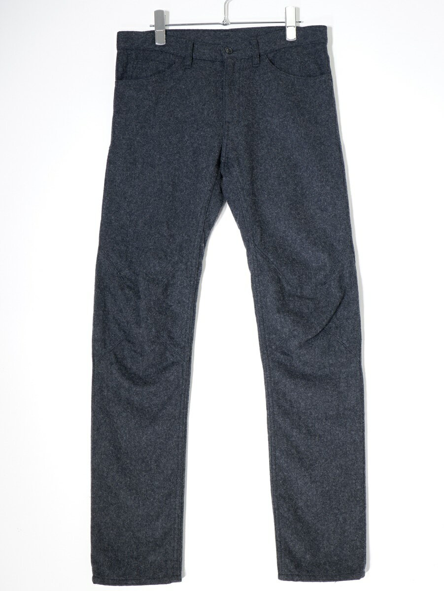 2016コムデギャルソンオムプリュスクロップドパンツ縮絨柄 ハトメ