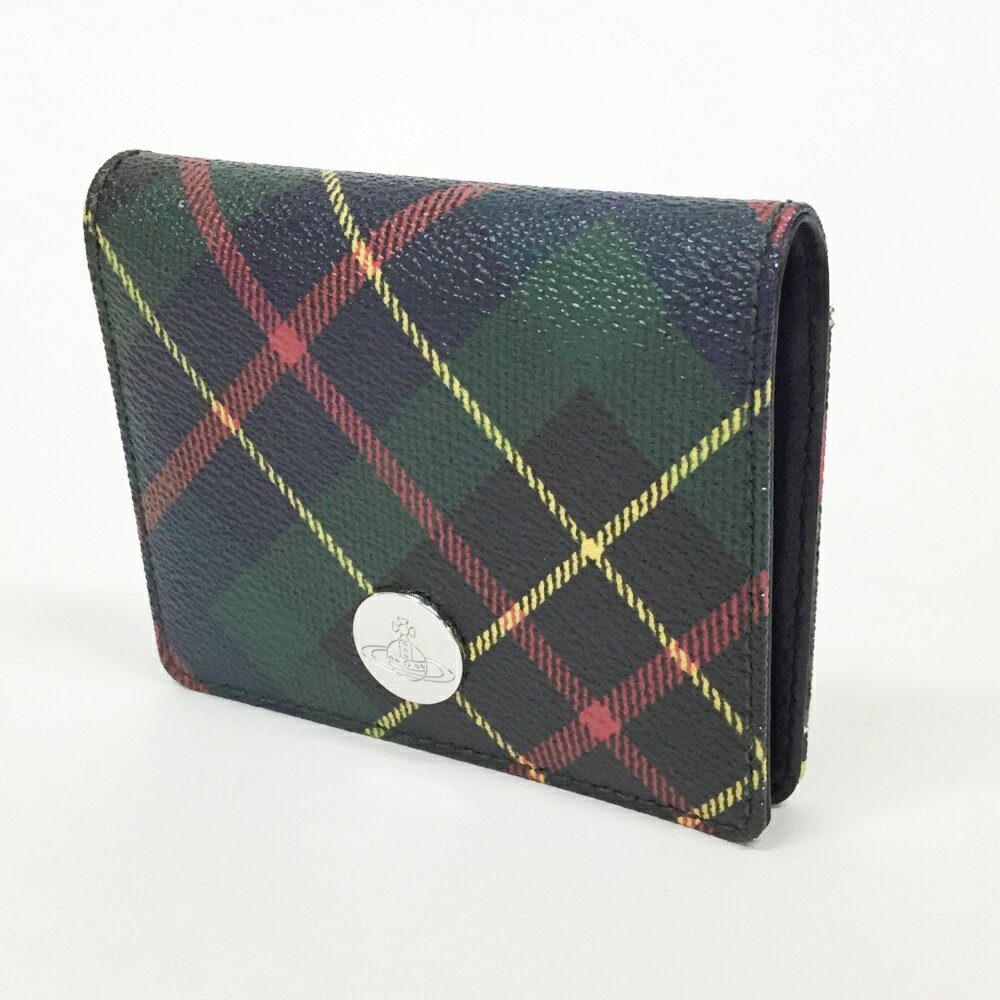 楽天市場】vivienne westwood 財布 二つ折り（柄チェック）の通販