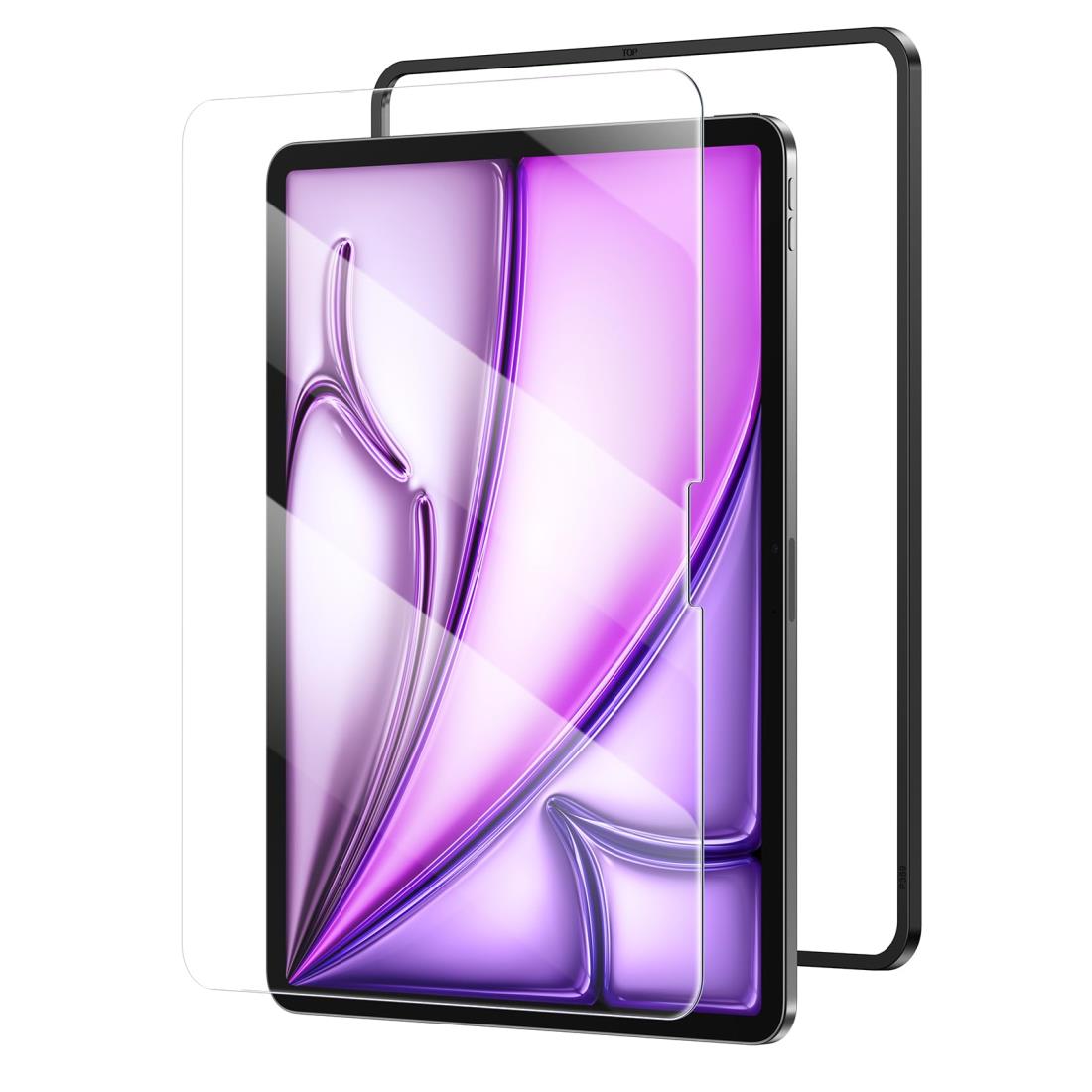 楽天市場】nimaso ガイド枠付き ガラスフィルム ipad airの通販