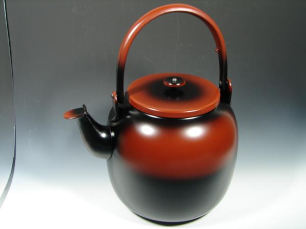 イ690 水注『山本閑浄造『腰黒水注 共箱』急須 薬缶 茶道具 イ690 水注