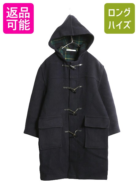 バーバリー 黒 ダッフルコート ウール100% サイズ160 美品 バーバリー